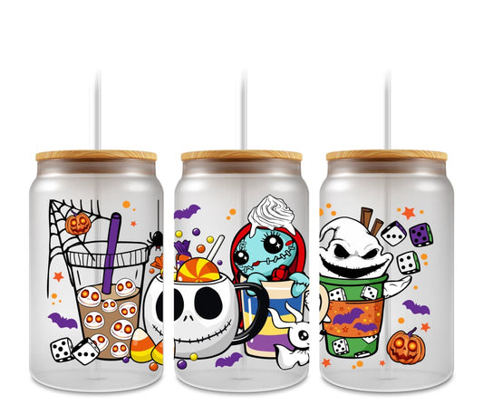 16oz custom glass tumbler