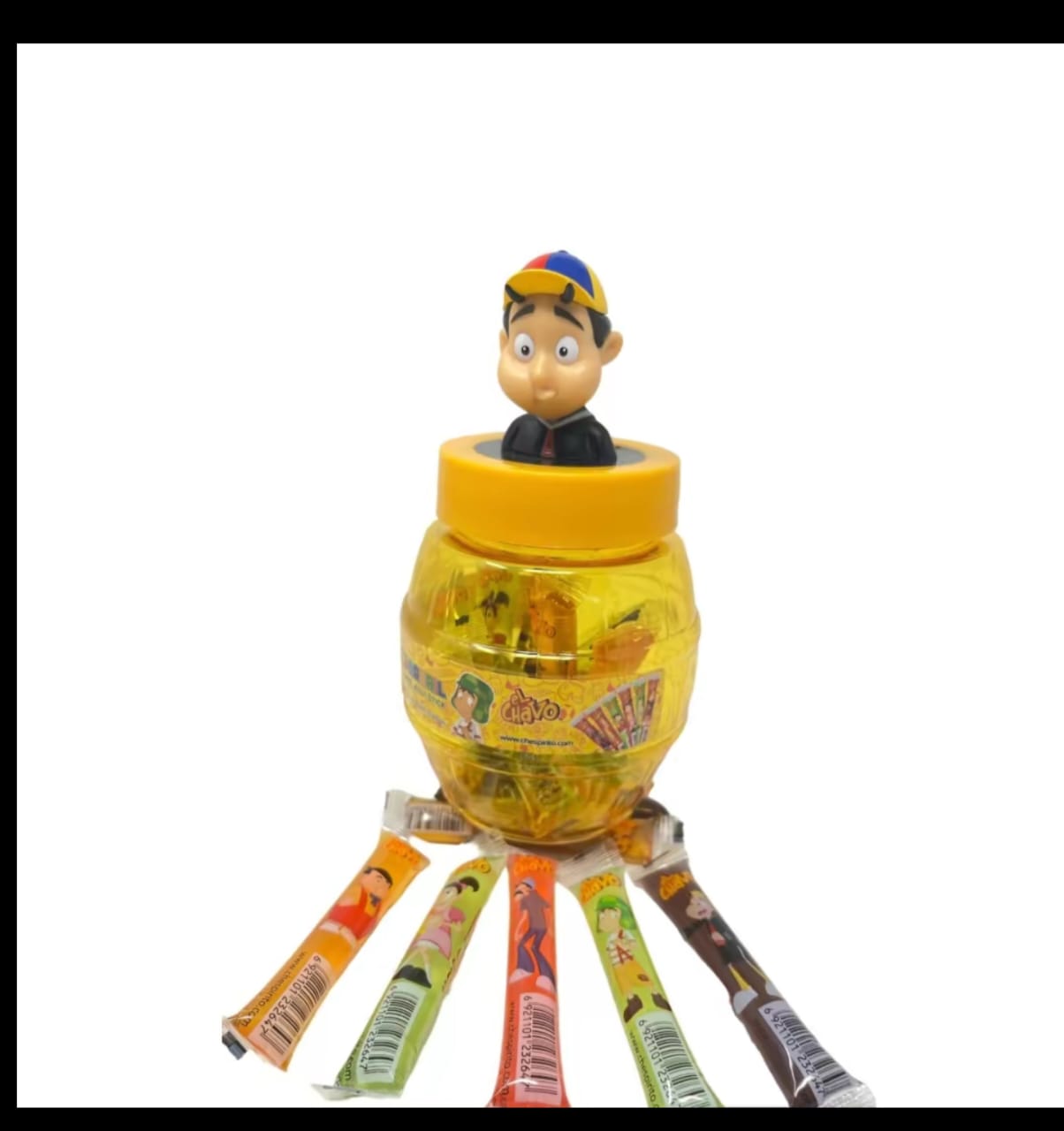 Mini barril el chavo- 15 pieces of jelly stick