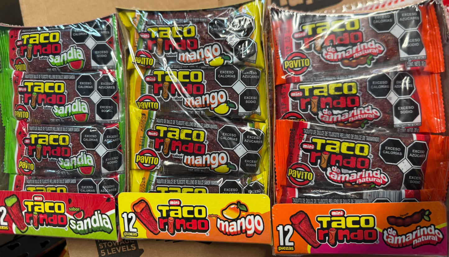 Tacorindo 3 different flavors