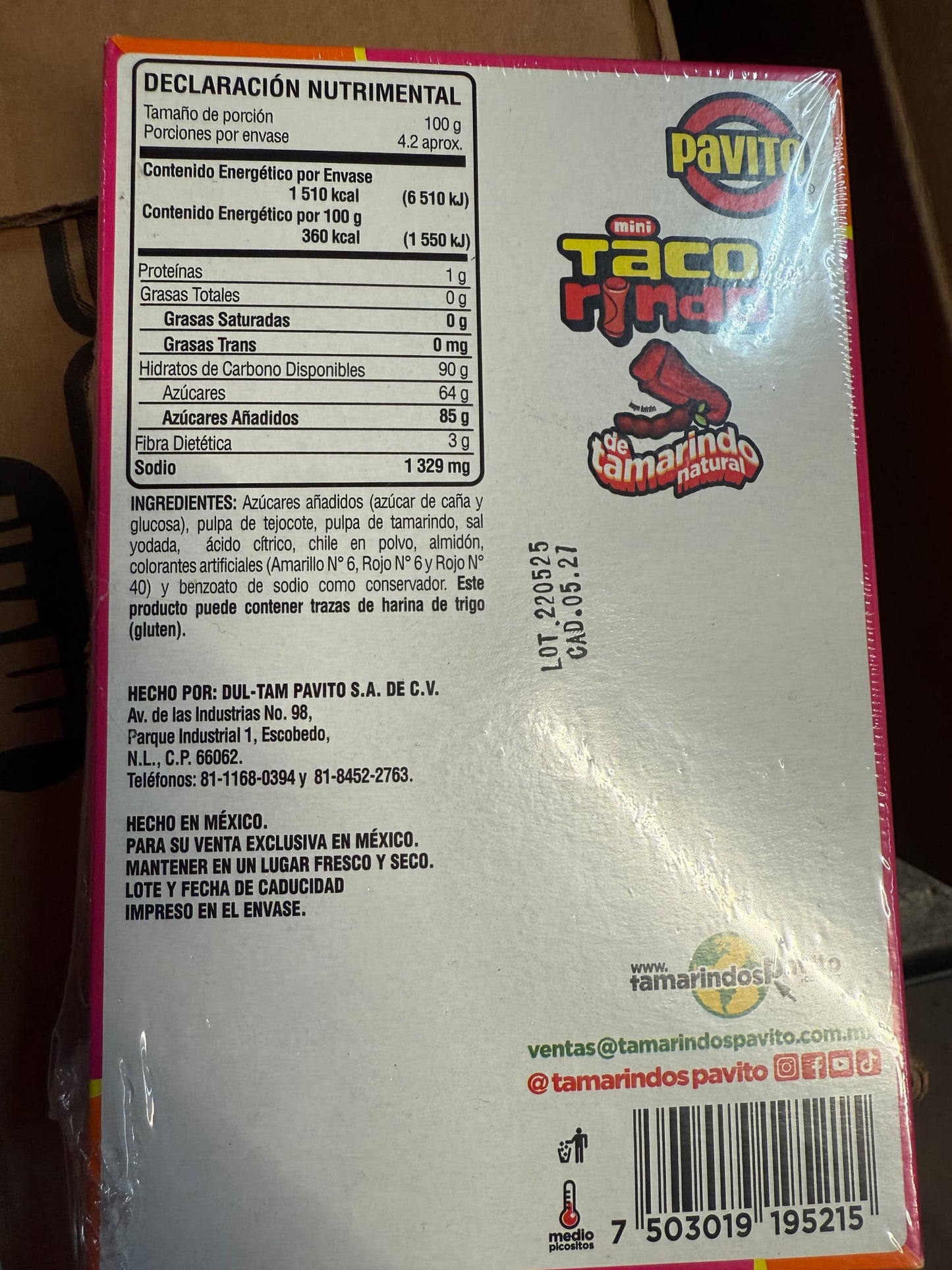 Tacorindo 3 different flavors