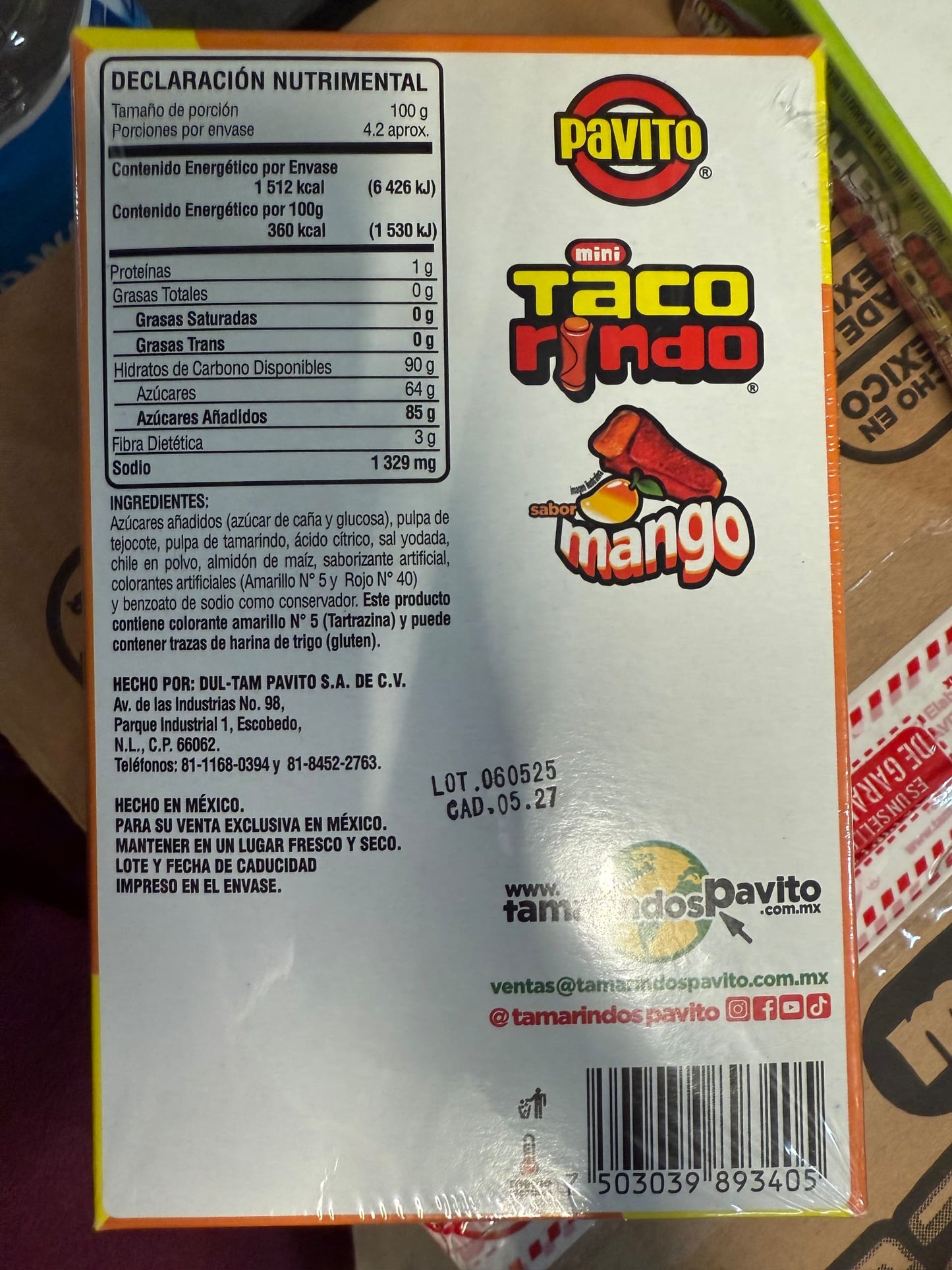 Tacorindo 3 different flavors