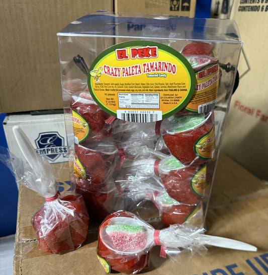 El peke crazy paleta tamarindo- 16 pieces