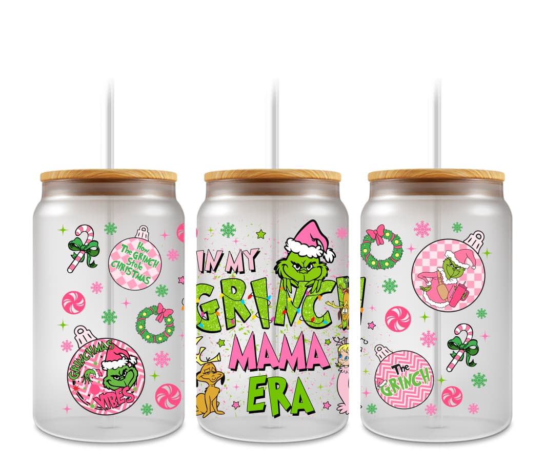 16oz custom glass tumbler