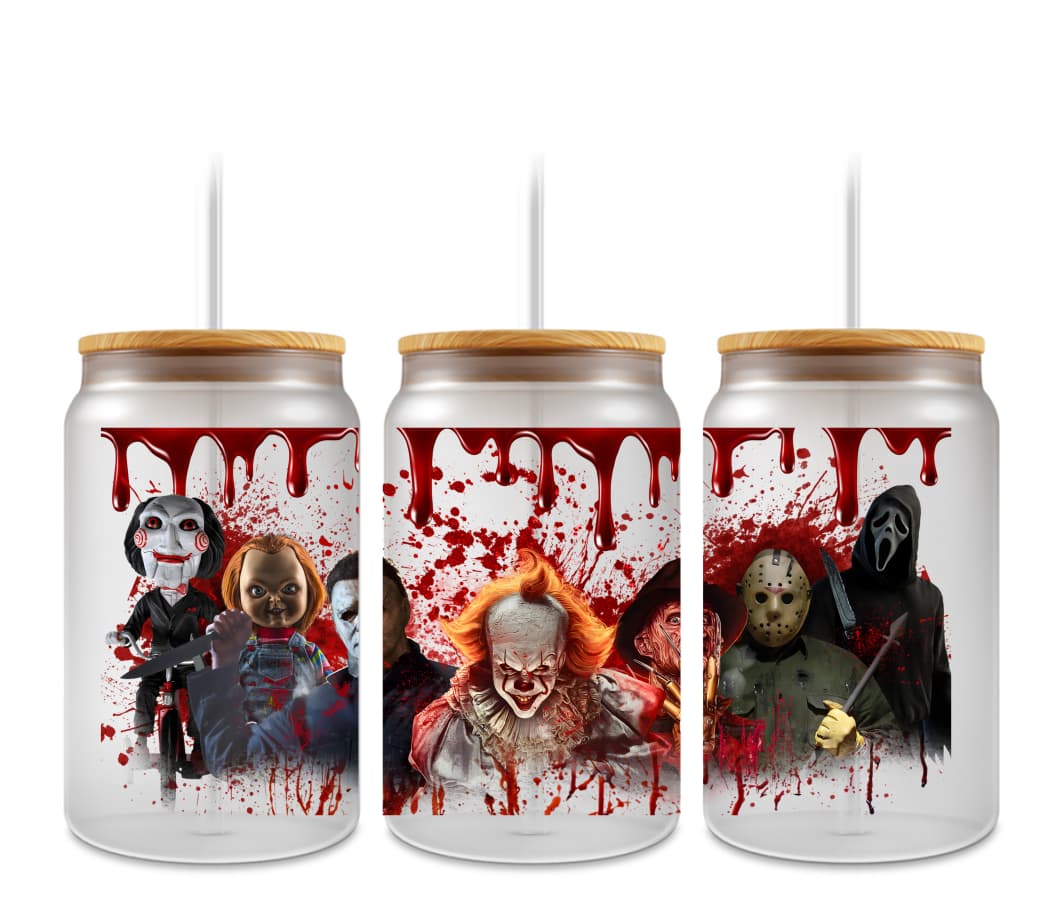 16oz custom glass tumbler