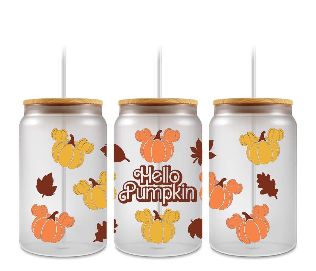 16oz custom glass tumbler