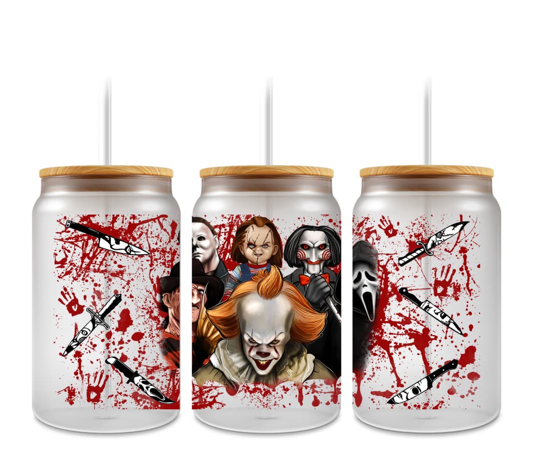 16oz custom glass tumbler